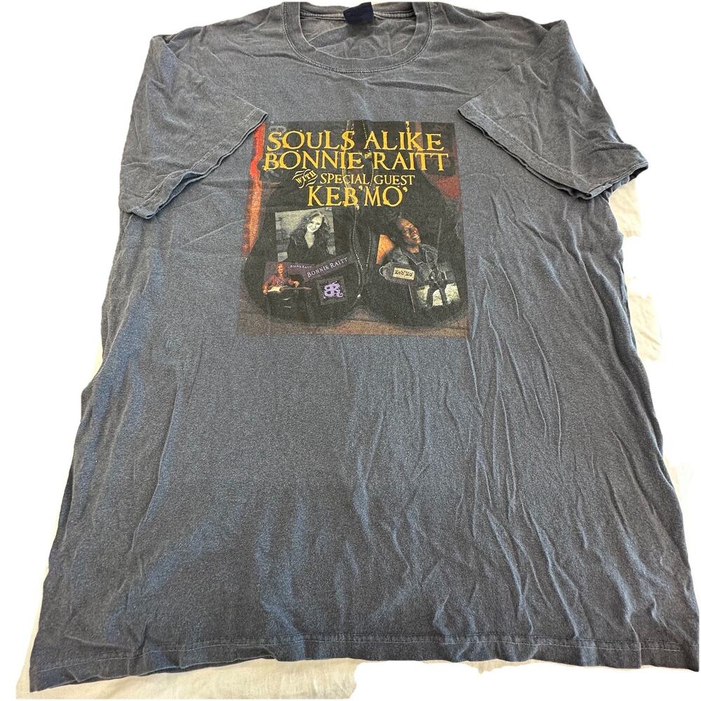 Vintage 2006 Souls Alike Bonnie Raitt Keb’mo’ Tour T-Shirt Size Men’s Large